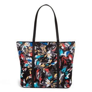 Vera Bradley Trimmed Vera Tote Bag Splash Floral